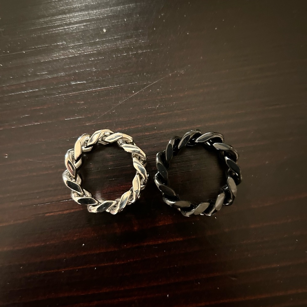 Stainless steel Cuban chain ring